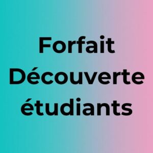 Forfait Découverte (10 exposants/salon) pour étudiants